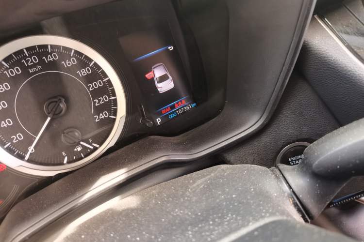 Used Toyota Corolla 2019 1.2T S-CVT GL-i Elite Edition Odometer Close Up