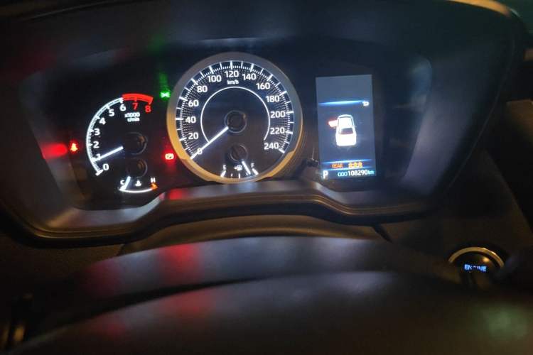 Used Toyota Corolla 2019 1.2T S-CVT GL-i Elite Edition Odometer Close Up