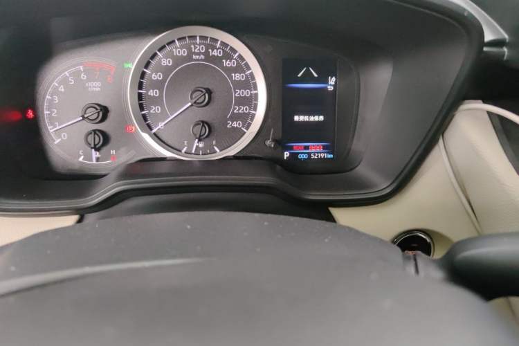 Used Toyota Corolla 2019 1.2T S-CVT GL Pioneer Edition Odometer Close Up