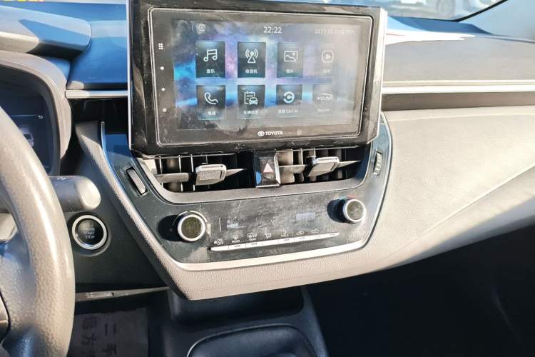 Used Toyota Corolla 2019 1.2T S-CVT GL-i Elite Edition Audio And AC Panel