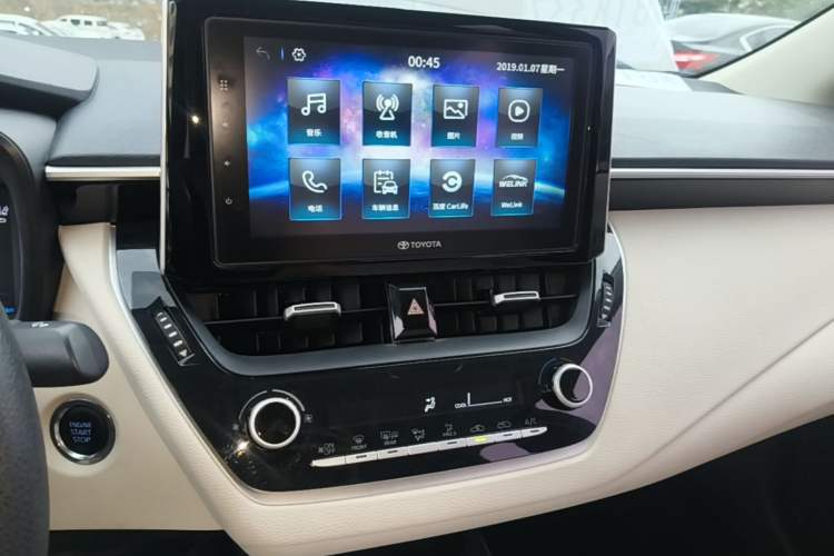 Used Toyota Corolla 2019 1.2T S-CVT GL-i Elite Edition Audio And AC Panel