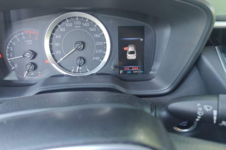 Used Toyota Corolla 2019 1.2T S-CVT GL-i Elite Edition Odometer Close Up
