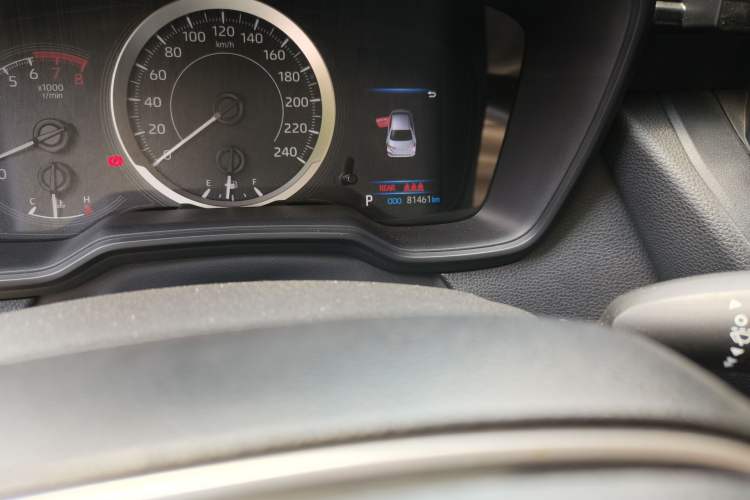 Used Toyota Corolla 2019 1.2T S-CVT GL Pioneer Edition Odometer Close Up