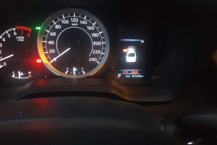 Used Toyota Corolla 2019 1.2T S-CVT GL-i Elite Edition Odometer Close Up