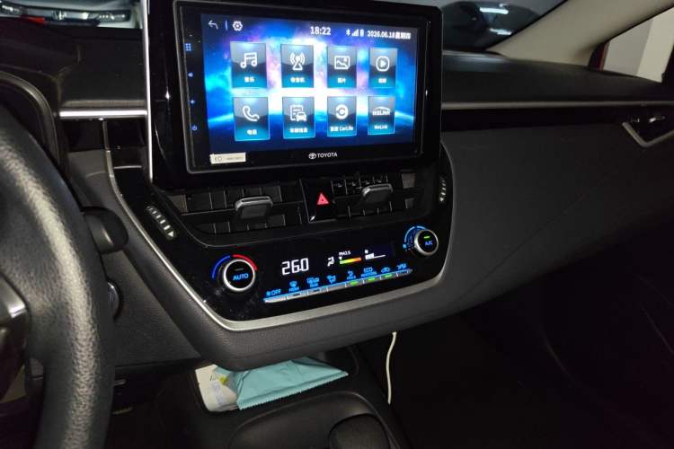 Used Toyota Corolla 2019 Dual-Engine 1.8L E-CVT GL-i Elite Edition Audio And AC Panel
