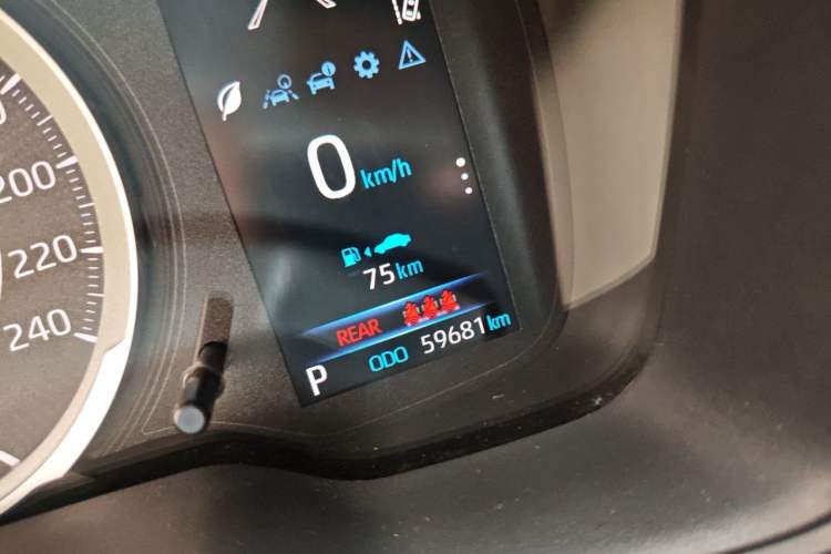 Used Toyota Corolla 2019 1.2T S-CVT Sport Edition Odometer Close Up