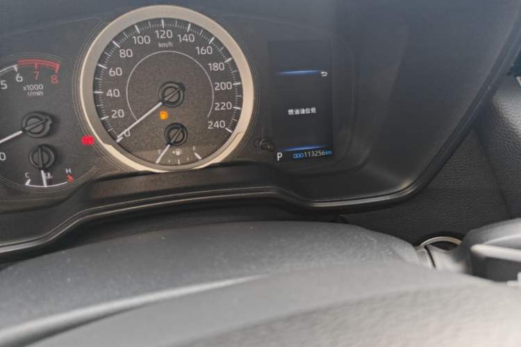 Used Toyota Corolla 2019 1.2T S-CVT Sport Edition Odometer Close Up