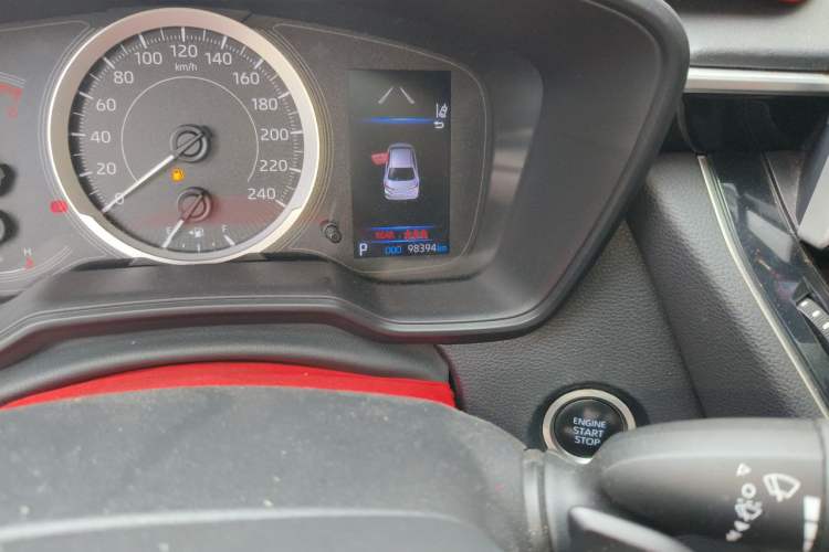 Used Toyota Corolla 2019 1.2T S-CVT Sport Edition Odometer Close Up