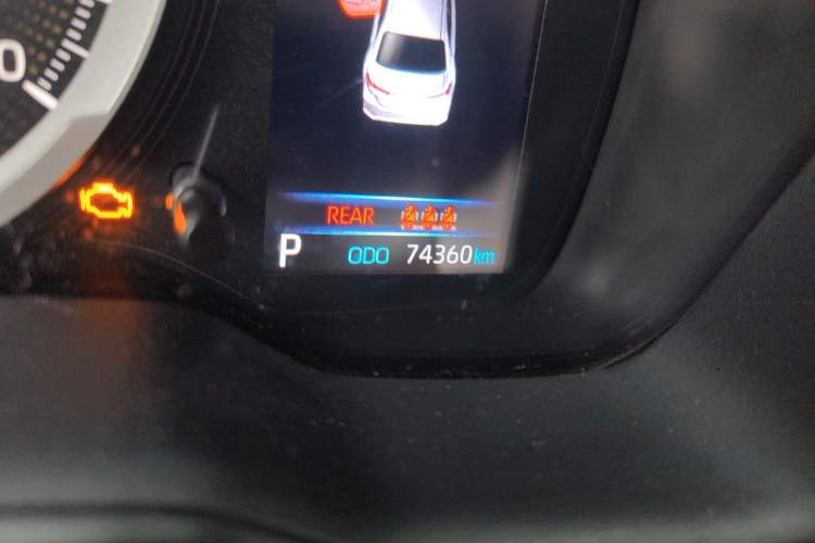 Used Toyota Corolla 2019 1.2T S-CVT GL-i Elite Edition Odometer Close Up