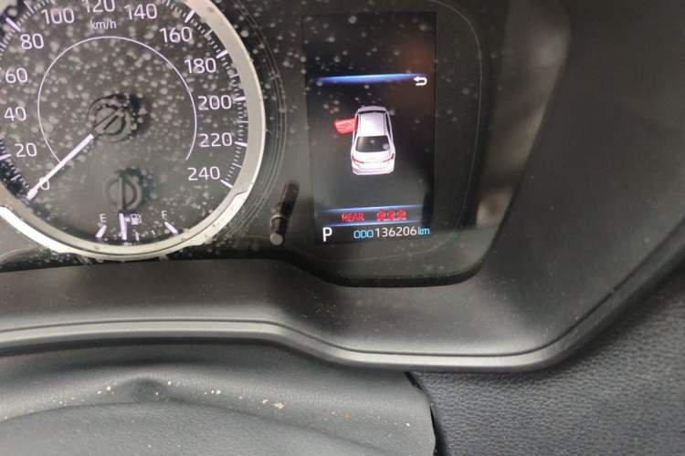 Used Toyota Corolla 2019 1.2T S-CVT GL Pioneer Edition Odometer Close Up