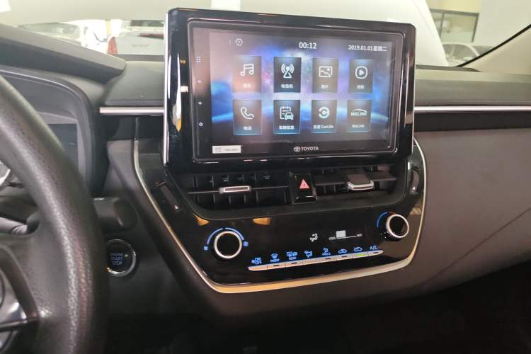 Used Toyota Corolla 2019 1.2T S-CVT GL-i Elite Edition Audio And AC Panel