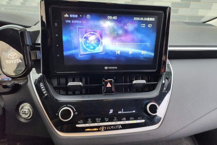 Used Toyota Corolla 2019 1.2T S-CVT GL-i Elite Edition Audio And AC Panel