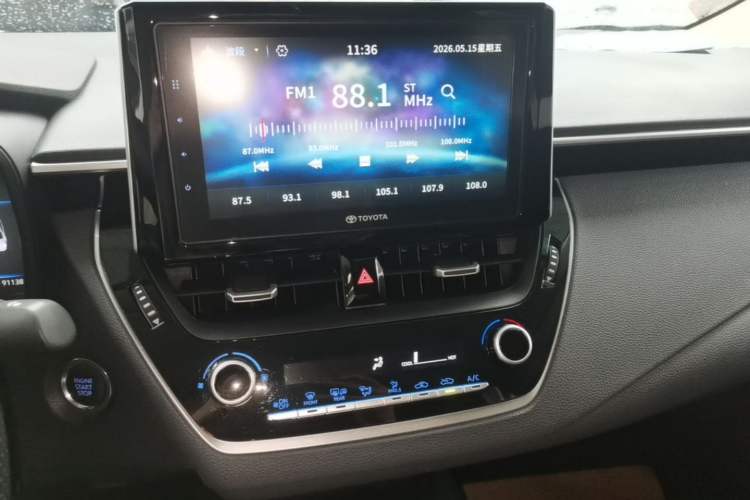 Used Toyota Corolla 2019 1.2T S-CVT GL-i Elite Edition Audio And AC Panel