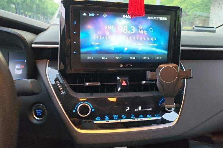 Used Toyota Corolla 2019 1.2T S-CVT GL-i Elite Edition Audio And AC Panel