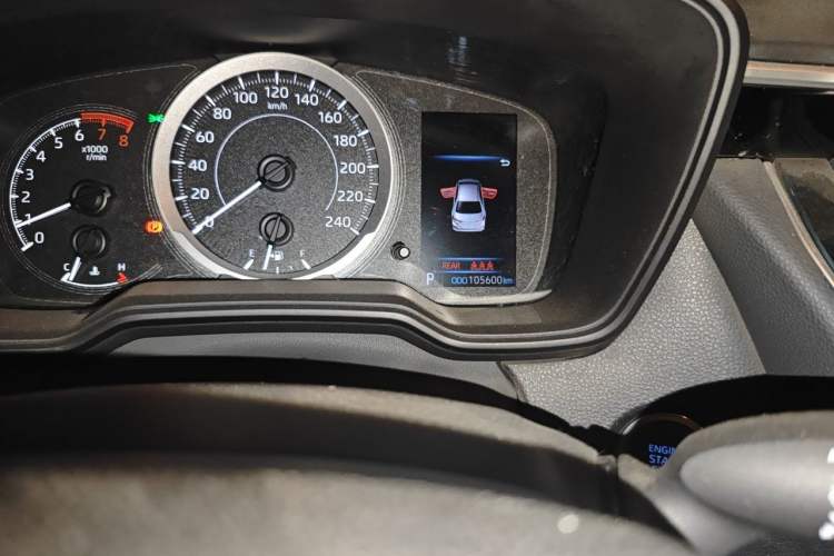 Used Toyota Corolla 2019 1.2T S-CVT GL-i Elite Edition Odometer Close Up