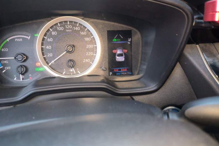 Used Toyota Corolla 2019 Dual-Engine 1.8L E-CVT GL-i Elite Edition Odometer Close Up