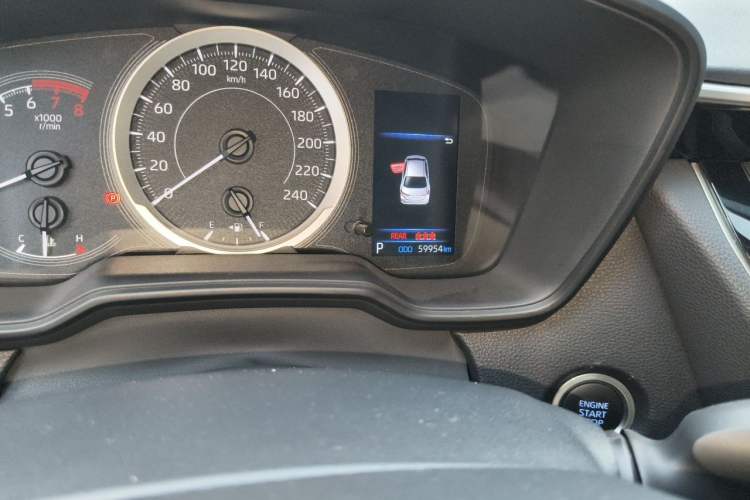 Used Toyota Corolla 2019 1.2T S-CVT GL-i Elite Edition Odometer Close Up
