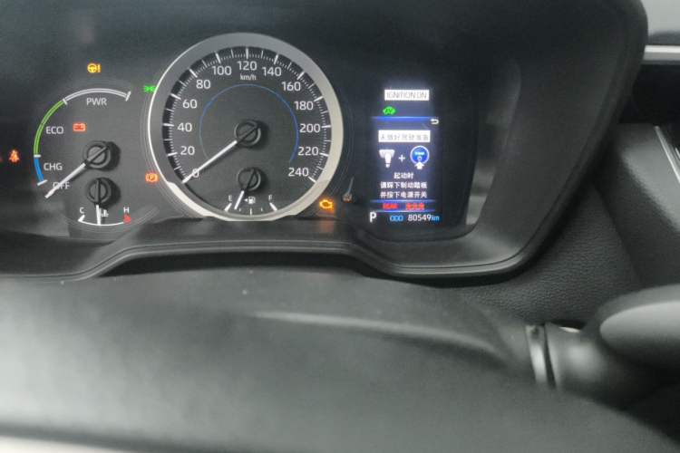 Used Toyota Corolla 2019 Dual-Engine 1.8L E-CVT GL-i Elite Edition Odometer Close Up