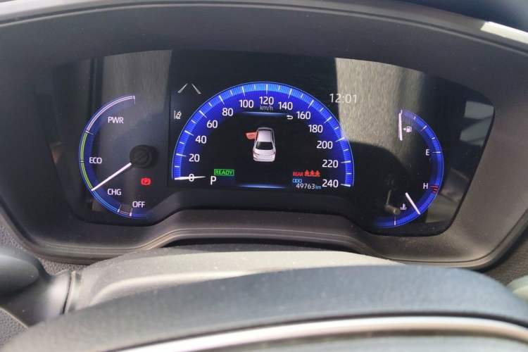 Used Toyota Corolla 2019 Dual-Engine 1.8L E-CVT Flagship Edition Odometer Close Up