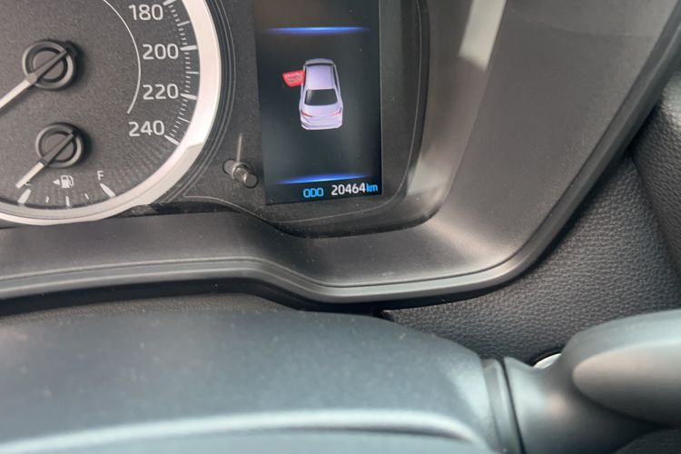 Used Toyota Corolla 2019 1.2T S-CVT GL-i Elite Edition Odometer Close Up