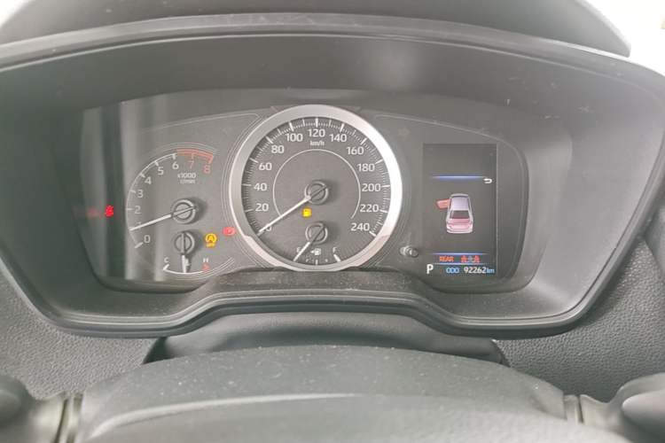 Used Toyota Corolla 2019 1.2T S-CVT GL Pioneer Edition Odometer Close Up