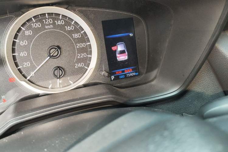 Used Toyota Corolla 2019 1.2T S-CVT GL Pioneer Edition Odometer Close Up