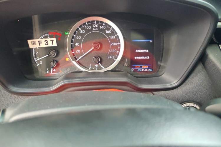 Used Toyota Corolla 2019 1.2T S-CVT GL-i Elite Edition Odometer Close Up