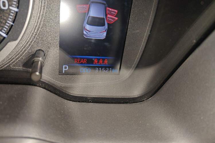 Used Toyota Corolla 2019 1.2T S-CVT GL-i Elite Edition Odometer Close Up