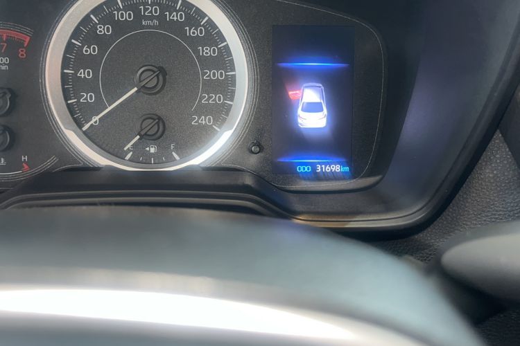 Used Toyota Corolla 2019 1.2T S-CVT GL Pioneer Edition Odometer Close Up