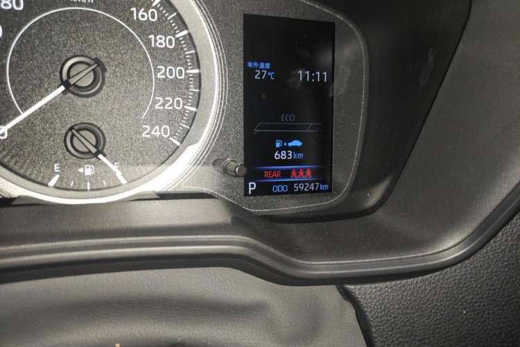 Used Toyota Corolla 2019 1.2T S-CVT GL-i Elite Edition Odometer Close Up