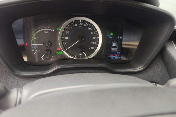 Used Toyota Corolla 2019 Dual-Engine 1.8L E-CVT GL-i Elite Edition Odometer Close Up