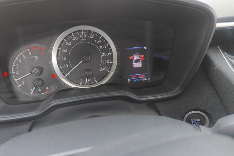 Used Toyota Corolla 2019 1.2T S-CVT GL-i Elite Edition Odometer Close Up