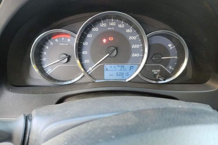 Used Toyota Corolla 2019 1.2T S-CVT GL Pioneer Edition Odometer Close Up