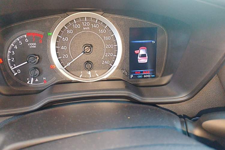 Used Toyota Corolla 2019 1.2T S-CVT GL-i Elite Edition Odometer Close Up