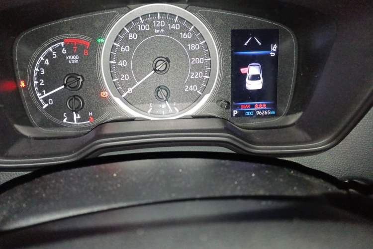 Used Toyota Corolla 2019 1.2T S-CVT GL-i Elite Edition Odometer Close Up