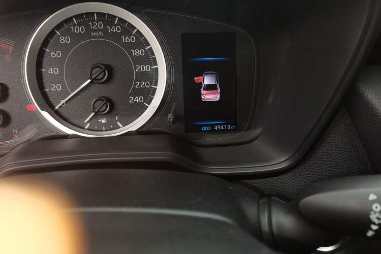 Used Toyota Corolla 2019 1.2T S-CVT GL-i Elite Edition Odometer Close Up