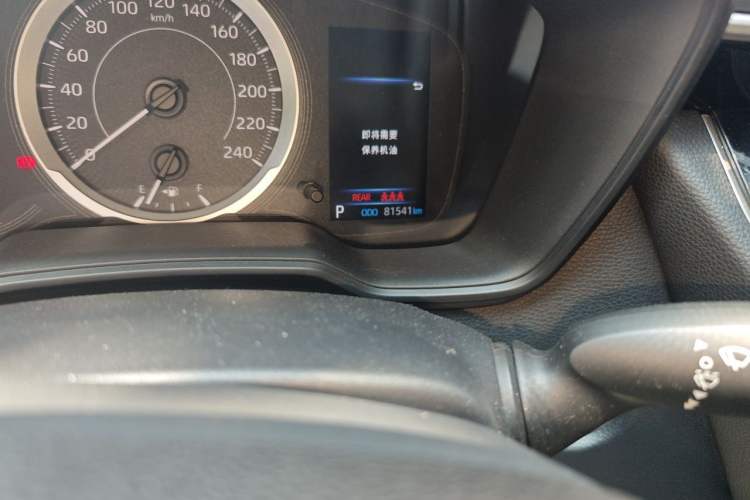 Used Toyota Corolla 2019 1.2T S-CVT GL-i Elite Edition Odometer Close Up