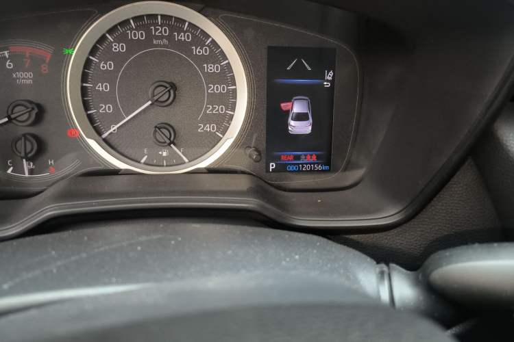 Used Toyota Corolla 2019 1.2T S-CVT GL-i Elite Edition Odometer Close Up