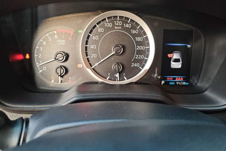 Used Toyota Corolla 2019 1.2T S-CVT GL Pioneer Edition Odometer Close Up