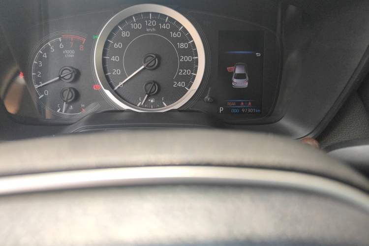 Used Toyota Corolla 2019 1.2T S-CVT GL-i Elite Edition Odometer Close Up