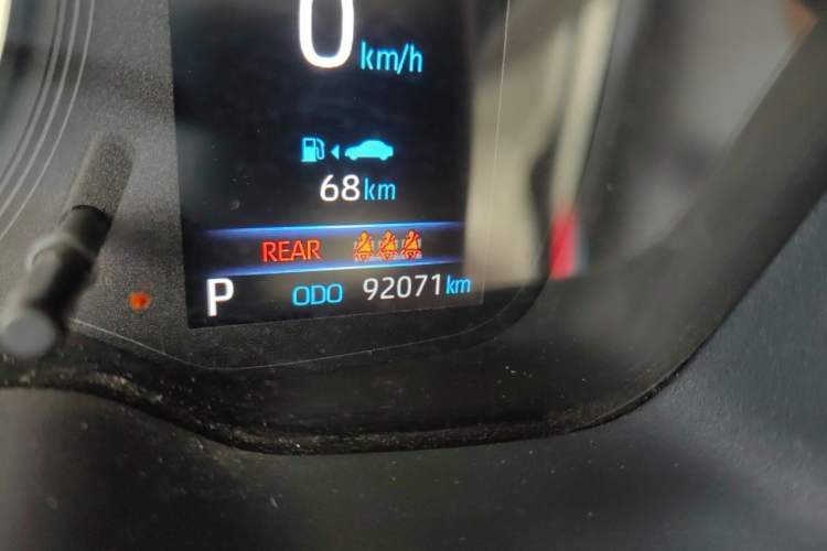 Used Toyota Corolla 2019 1.2T S-CVT GL-i Elite Edition Odometer Close Up
