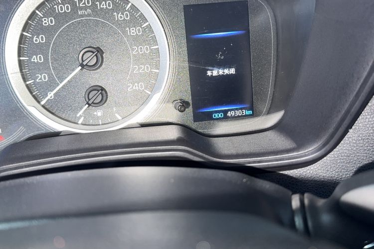 Used Toyota Corolla 2019 1.2T S-CVT GL-i Elite Edition Odometer Close Up