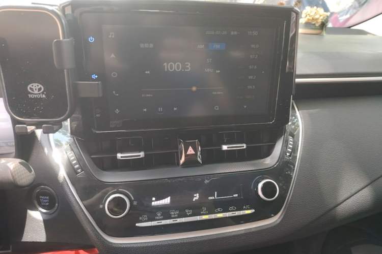 Used Toyota Corolla 2021 1.2T S-CVT Elite Edition Audio And AC Panel