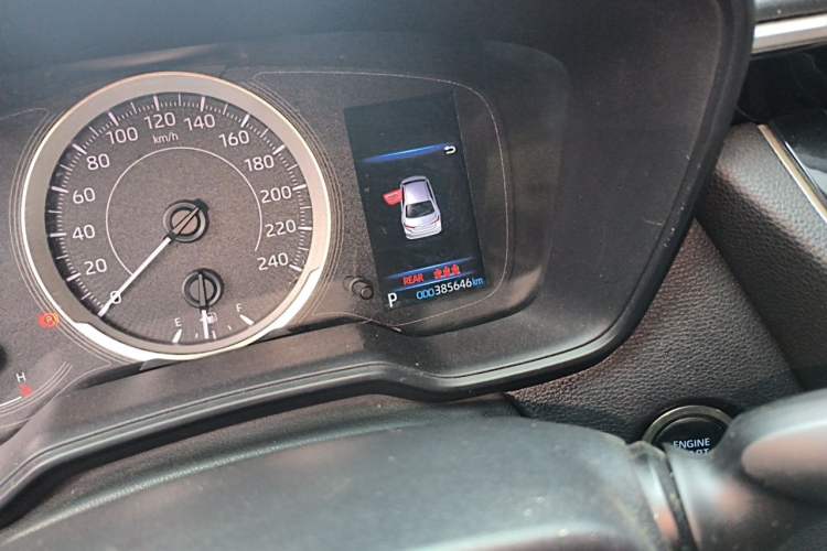 Used Toyota Corolla 2021 1.2T S-CVT Elite Edition Odometer Close Up