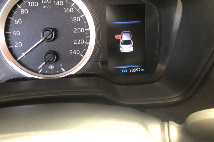 Used Toyota Corolla 2021 Dual-Motor 1.8L E-CVT Elite Edition Odometer Close Up