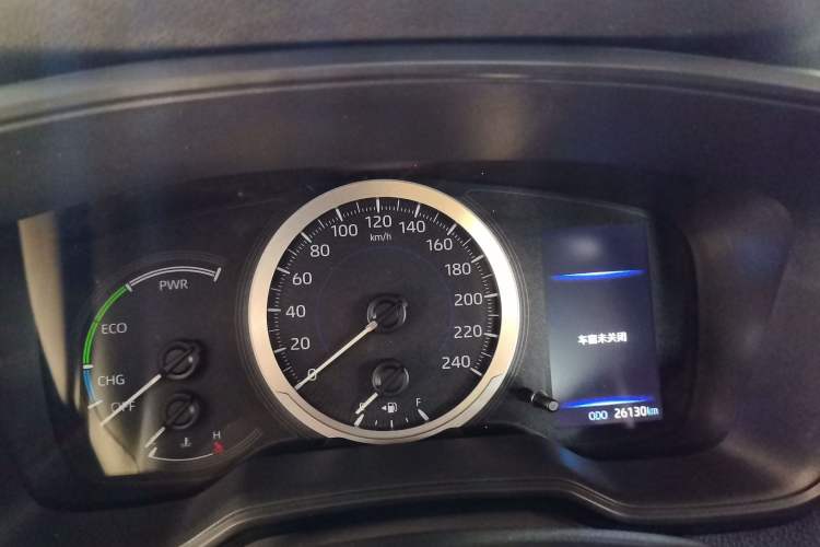 Used Toyota Corolla 2021 Dual-Motor 1.8L E-CVT Elite Edition Odometer Close Up