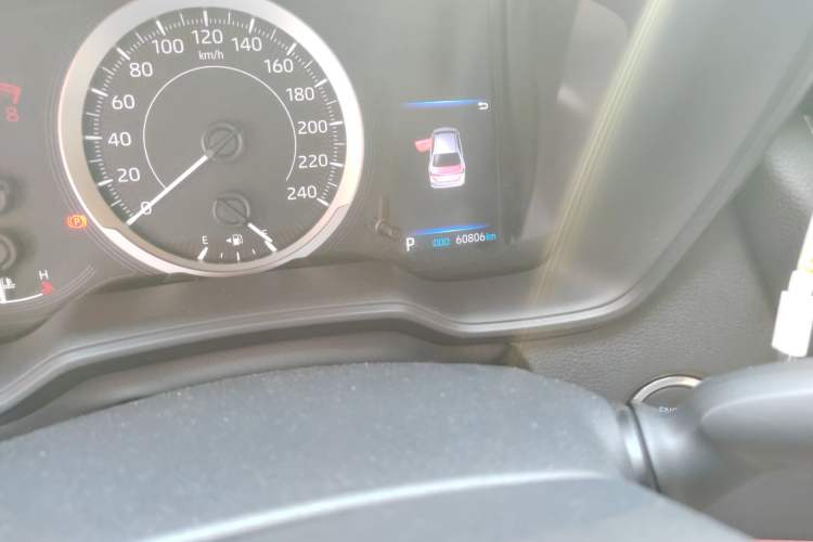 Used Toyota Corolla 2021 TNGA 1.5L CVT Elite Edition Odometer Close Up