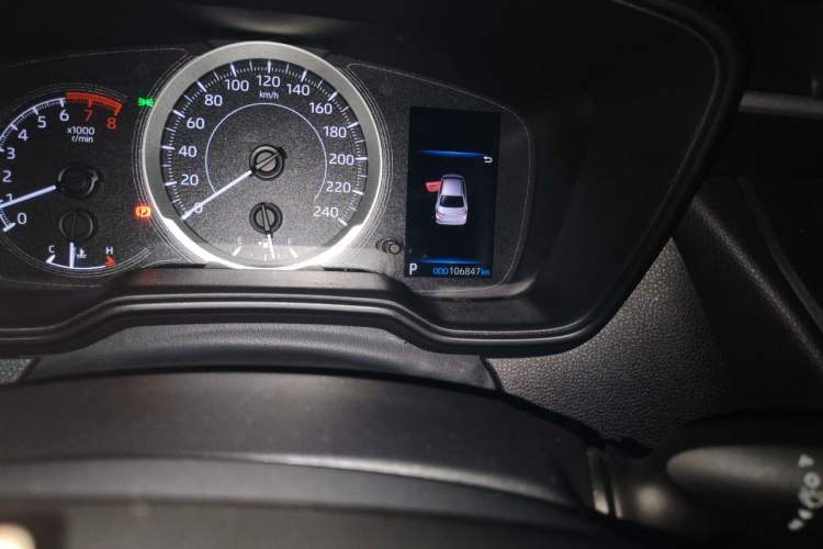 Used Toyota Corolla 2021 1.2T S-CVT Pioneer Edition Odometer Close Up
