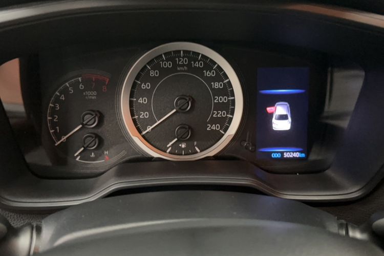 Used Toyota Corolla 2021 1.2T S-CVT Elite Edition Odometer Close Up