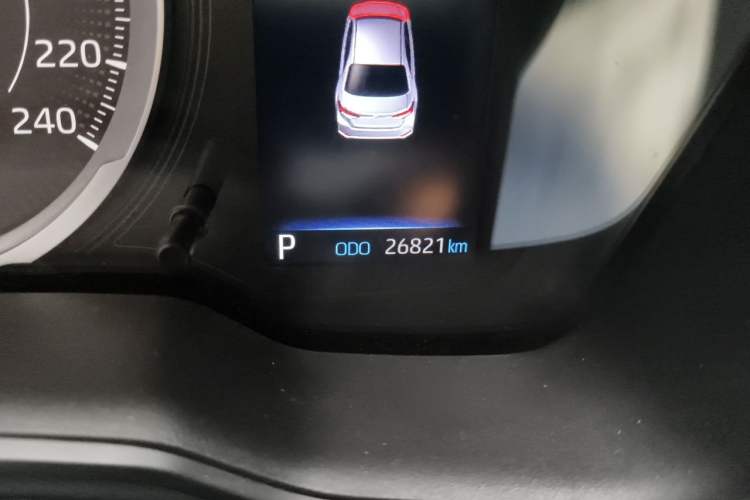 Used Toyota Corolla 2021 TNGA 1.5L CVT Elite Edition Odometer Close Up